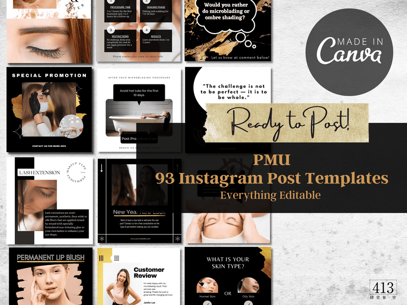 93 PMU Instagram Post Templates v4
