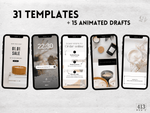 31 Candle Instagram Story Templates v1