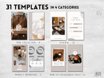 31 Candle Instagram Story Templates v1
