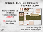 31 PMU Instagram Post Templates v2
