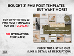 31 PMU Instagram Story Templates v1