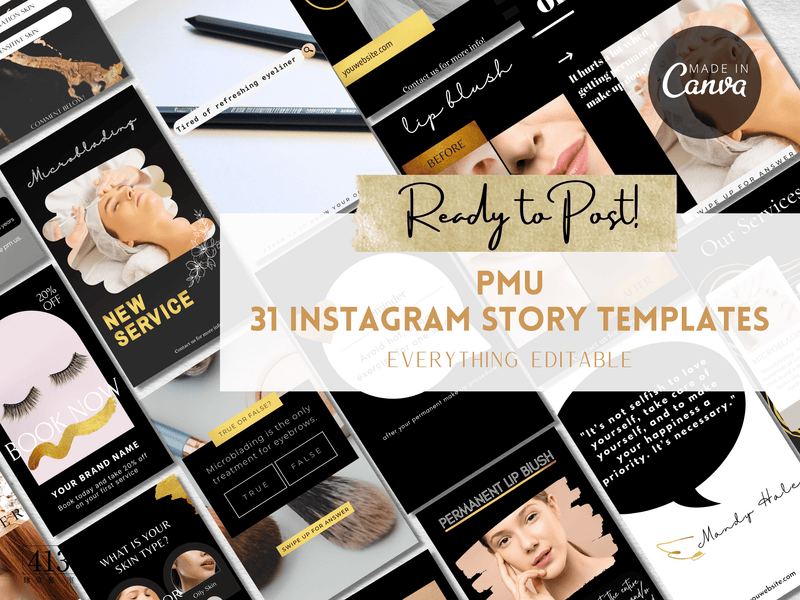 31 PMU Instagram Story Templates v3