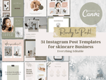 31 Skincare Instagram Post Templates v1