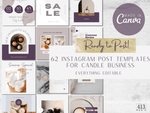 62 Candle Instagram Post Templates v2