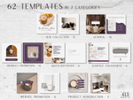 62 Candle Instagram Post Templates v2