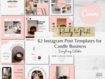 62 Candle Instagram Post Templates v3