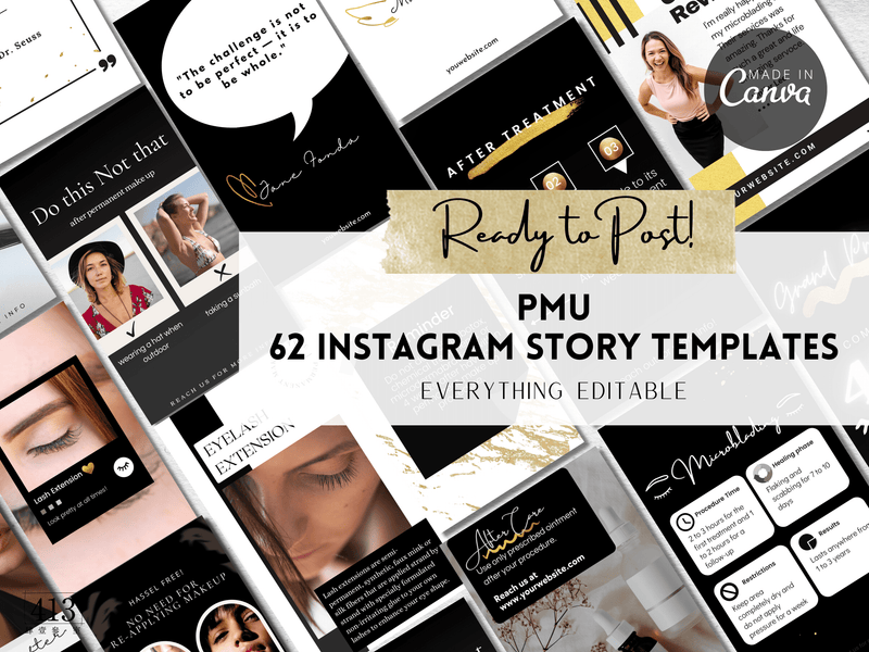 62 PMU Instagram Story Templates v3