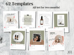 62 Skincare Instagram Post Templates v1