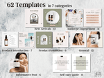 62 Skincare Instagram Post Templates v1