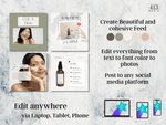 62 Skincare Instagram Post Templates v1