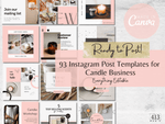 93 Candle Instagram Post Templates v3