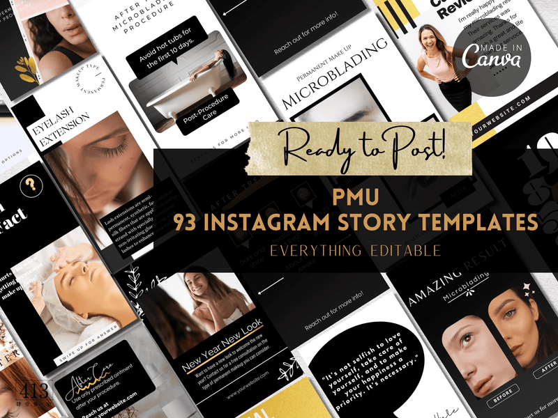 93 PMU Instagram Story Templates v3