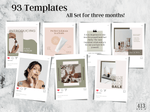 93 Skincare Instagram Post Templates v1