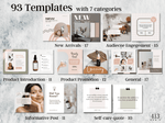 93 Skincare Instagram Post Templates v1