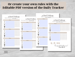 Editable 75 Hard Challenge Tracker v3
