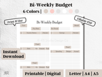 Biweekly Budget Planner