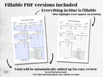 Biweekly Budget Planner