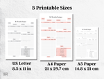 Biweekly Budget Planner