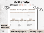 Monthly Budget Planner