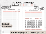 No Spend Challenge Tracker