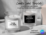 Mother's Day Candle Label Template v3