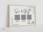 QR Code Scan to Pay Sign Template v1