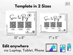 QR Code Scan to Pay Sign Template v1