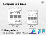 QR Code Scan to Pay Sign Template v2