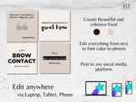 31 Brows Quote Instagram Templates v1