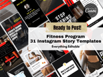 31 Fitness Instagram Story Templates v1