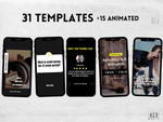 31 Fitness Instagram Story Templates v1