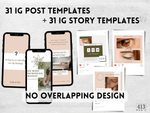 31 PMU Instagram Post & 31 Story Templates v1