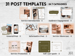 31 PMU Instagram Post & 31 Story Templates v1