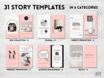 31 Candle Instagram Post and Story Templates v1