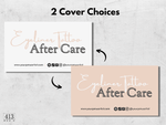 Eyeliner Tattoo PMU After Care Business Card Template v3