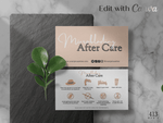 Microblading After Care Business Card Template v3