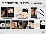 31 PMU Instagram Post & 31 Story Templates v3