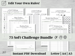 Editable 75 Soft Challenge Tracker v5