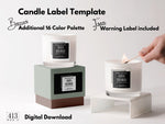 Minimalist Candle Label Template 13