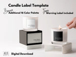 Minimalist Candle Label Template 28