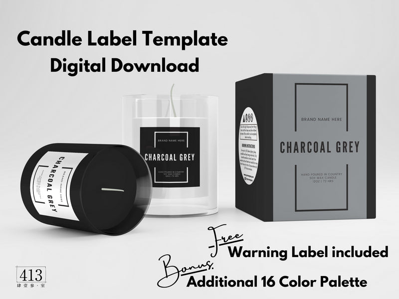 Minimalist Candle Label Template 33