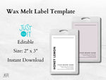 Wax Melt Label Template 12