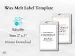 Wax Melt Label Template 14