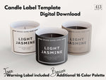 Minimalist Candle Label Template 05