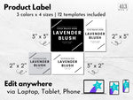 Minimalist Candle Label Template 09