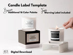 Minimalist Candle Label Template 19