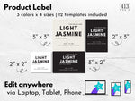 Minimalist Candle Label Template 10