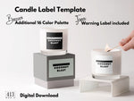 Minimalist Candle Label Template 22