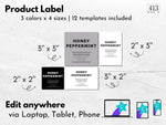 Minimalist Candle Label Template 23