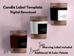 Minimalist Candle Label Template 29